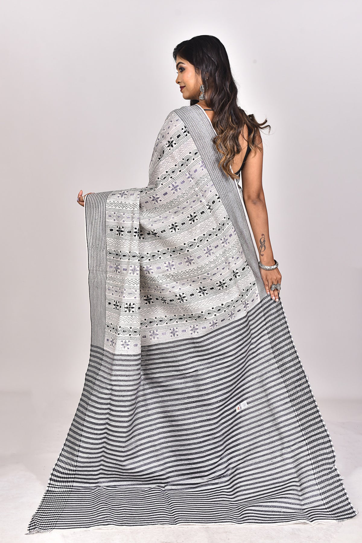 JALCHURI SILK KANTHA SAREE