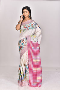 JALCHURI SILK KANTHA SAREE