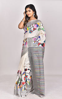 JALCHURI SILK KANTHA SAREE