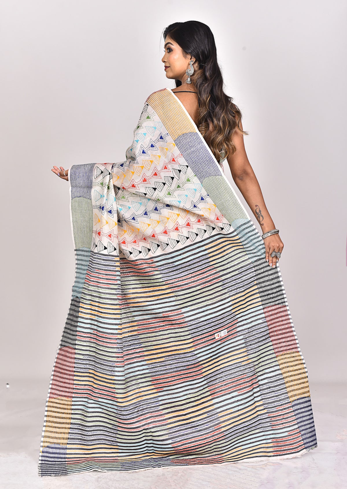 JALCHURI SILK KANTHA SAREE