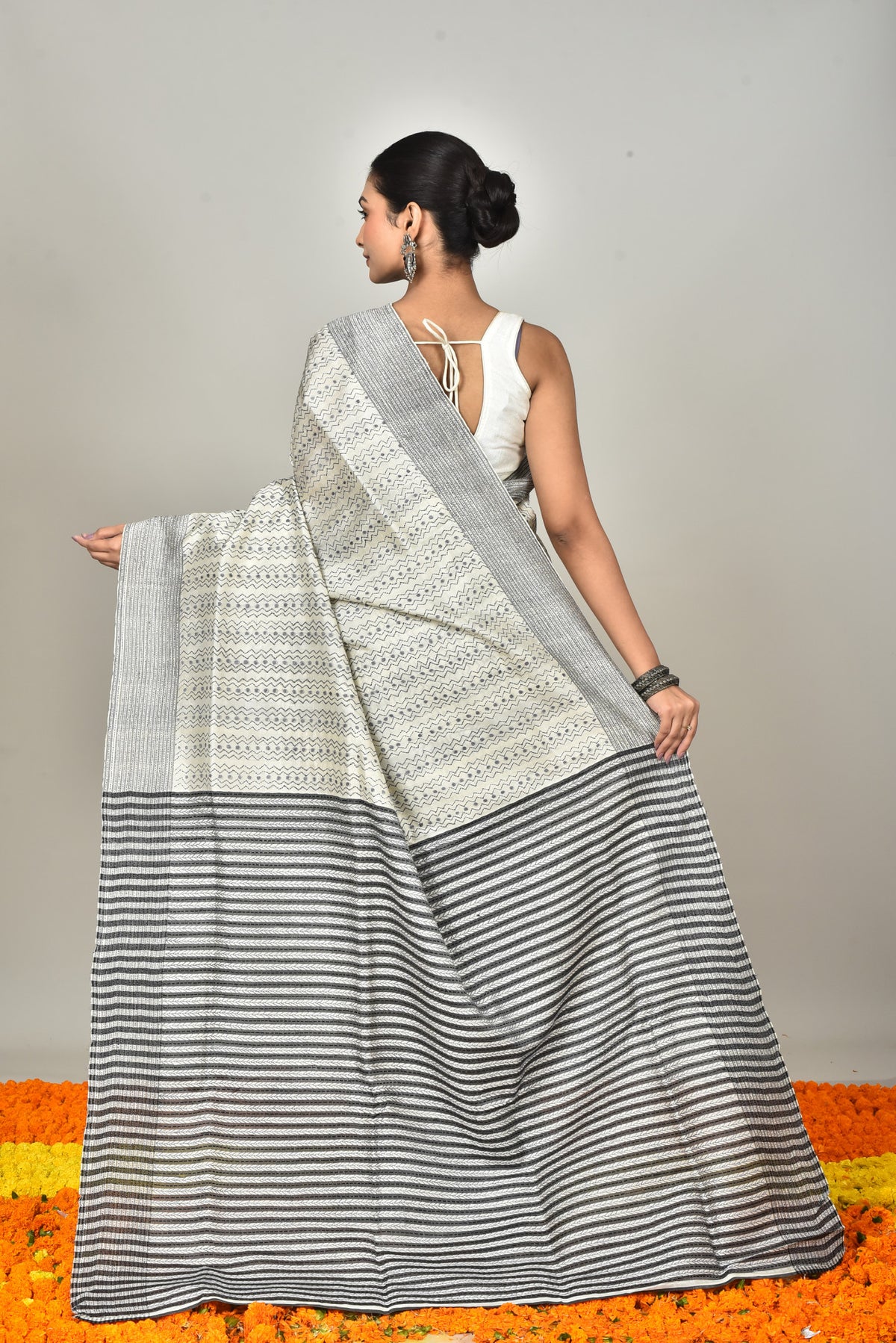 JALCHURI SILK KANTHA SAREE