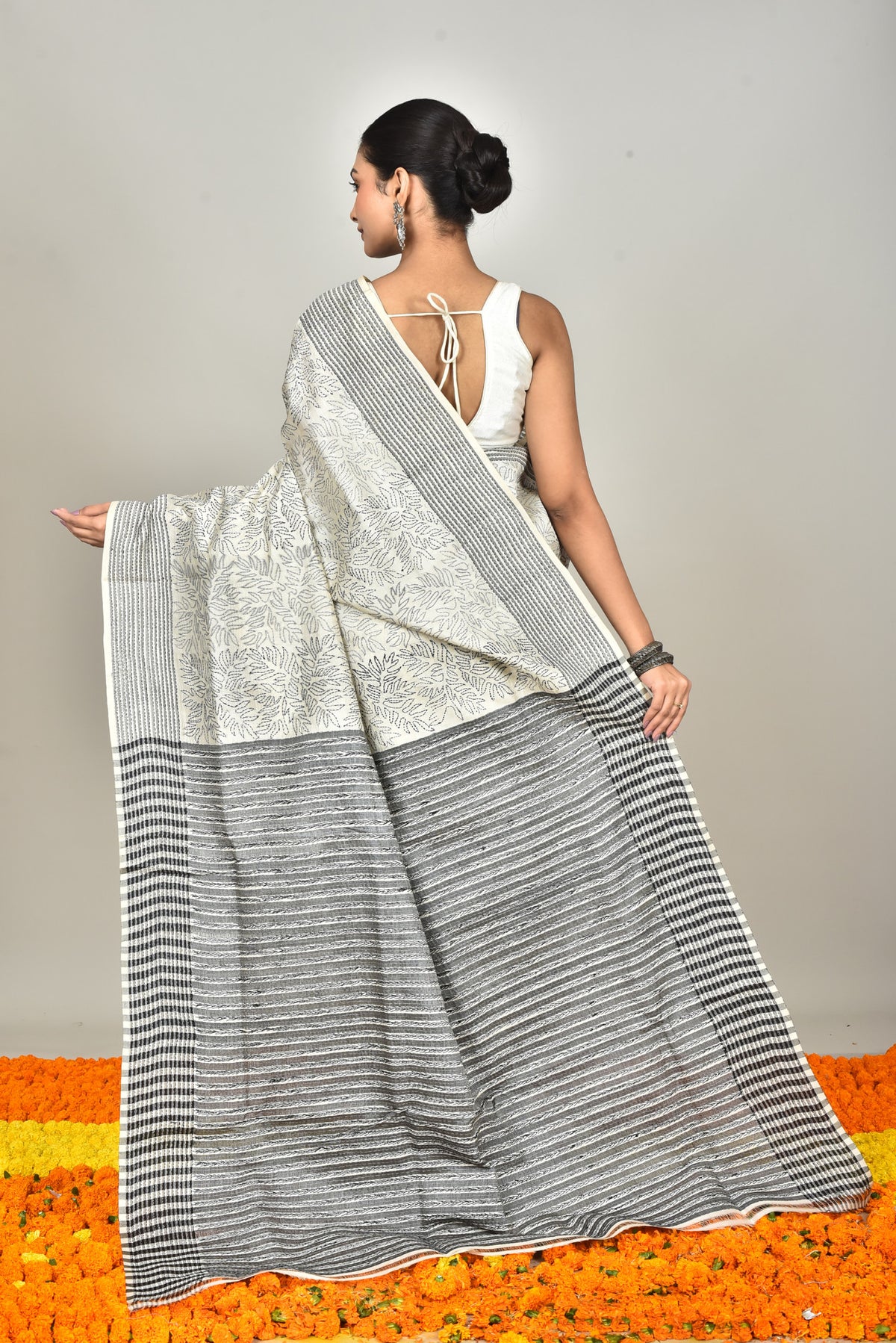 JALCHURI SILK KANTHA SAREE
