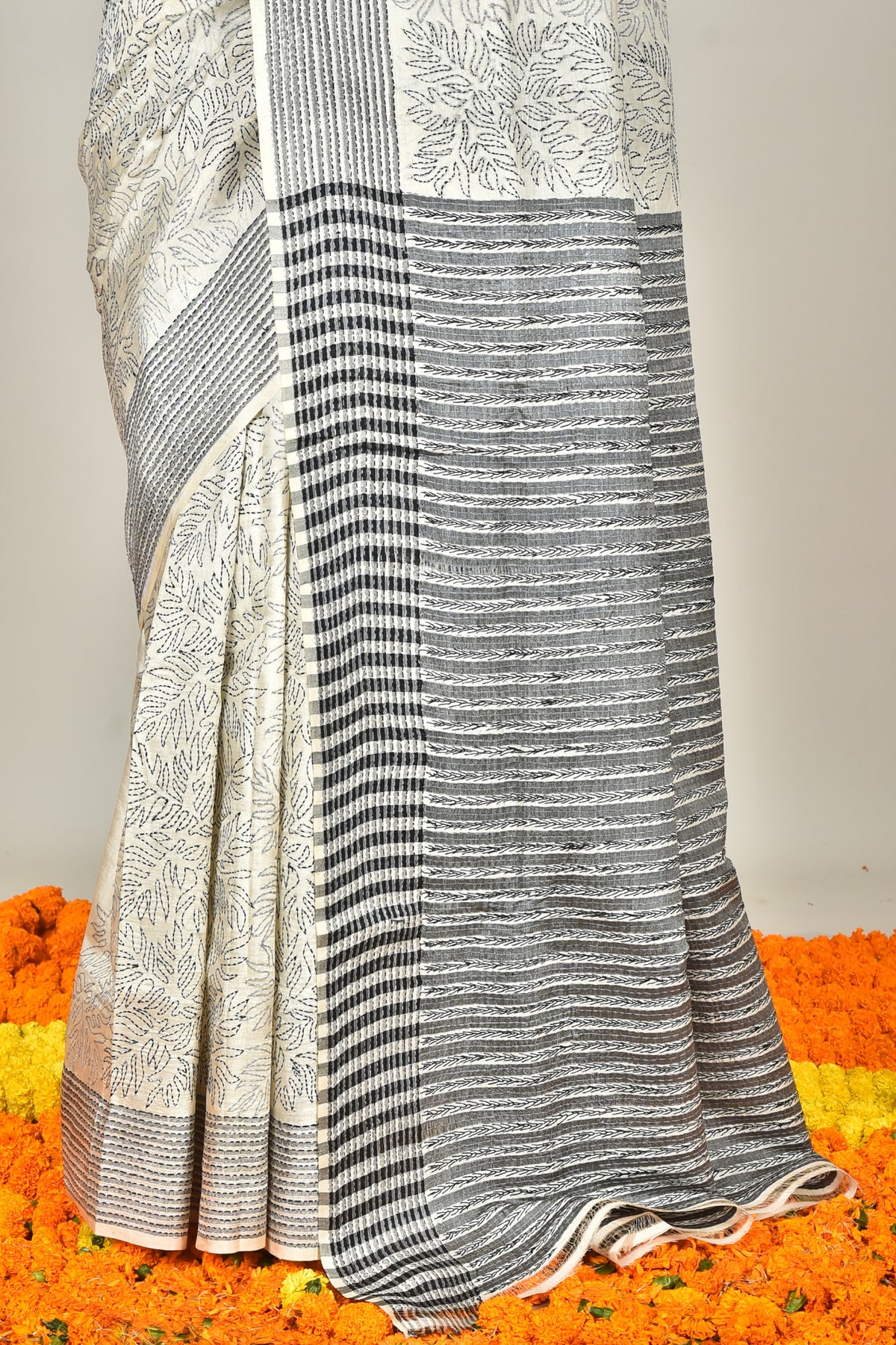 JALCHURI SILK KANTHA SAREE