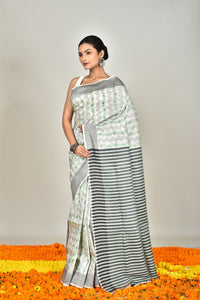 JALCHURI VORAT SILK KANTHA SAREE