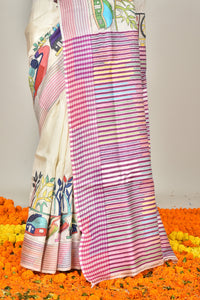 JALCHURI VORAT SILK KANTHA SAREE