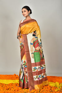JARI TUSSAR DIY KANTHA SAREE