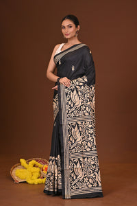 KALOKAJOL BLENDED SILK KANTHA SAREE