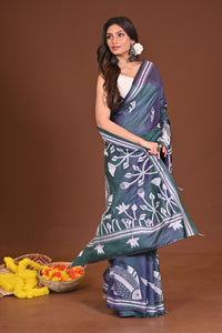 KANAKKOLI BLENDED SILK KANTHA SAREE