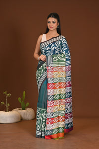 KATAN 3D KANTHA SAREE