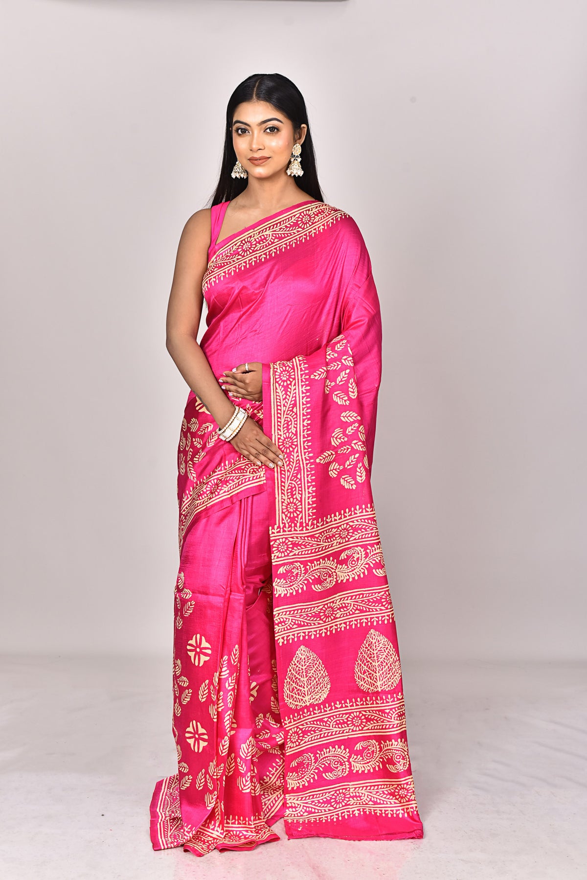 KATAN BLOCK SAREE