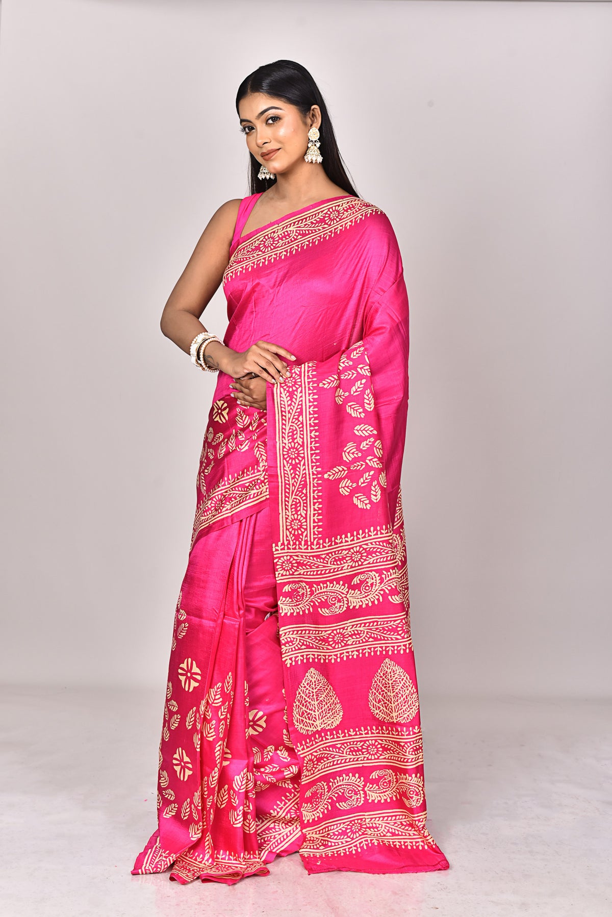 KATAN BLOCK SAREE