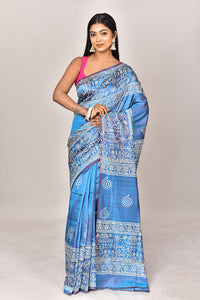 KATAN BLOCK SAREE