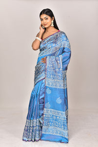 KATAN BLOCK SAREE