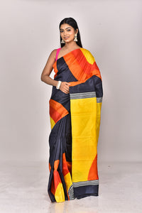 KATAN BLOCK SAREE