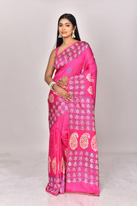 KATAN BLOCK SAREE