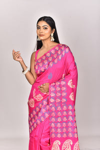 KATAN BLOCK SAREE