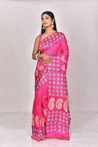 KATAN BLOCK SAREE