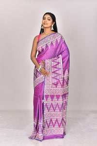 KATAN BLOCK SAREE