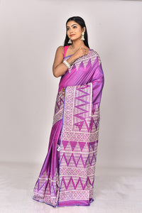 KATAN BLOCK SAREE