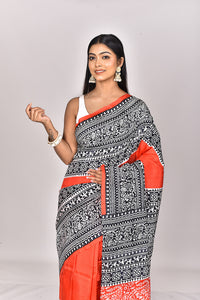 KATAN BLOCK SAREE