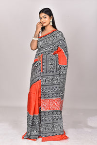 KATAN BLOCK SAREE
