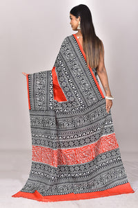 KATAN BLOCK SAREE