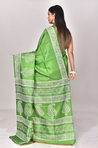 KATAN BLOCK SAREE