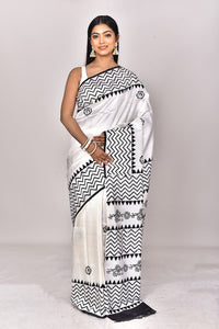 KATAN BLOCK SAREE