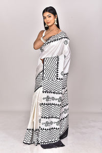 KATAN BLOCK SAREE