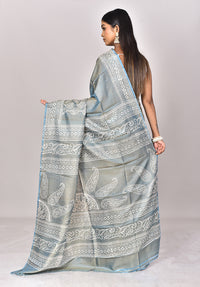 KATAN BLOCK SAREE