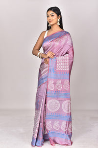 KATAN BLOCK SAREE
