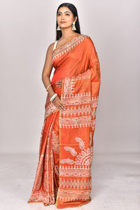 KATAN BLOCK SAREE