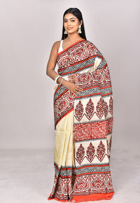 KATAN BLOCK SAREE