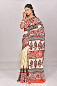KATAN BLOCK SAREE