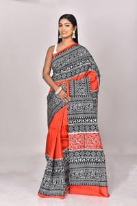 KATAN BLOCK SAREE