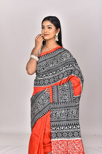 KATAN BLOCK SAREE