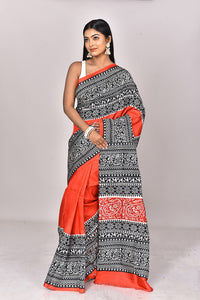 KATAN BLOCK SAREE