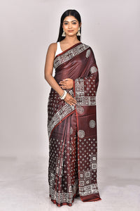 KATAN BLOCK SAREE