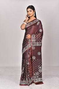 KATAN BLOCK SAREE