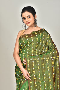 KATAN GUJRATI PARSI SILK SAREE