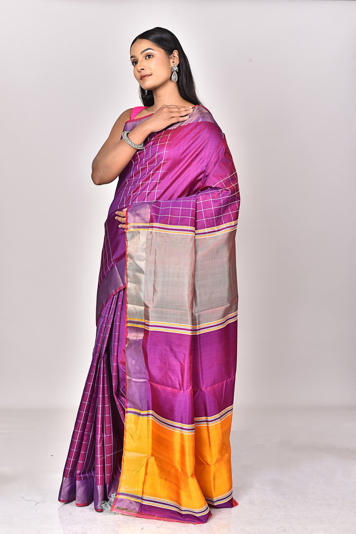 KATAN SILK GALANI SAREE