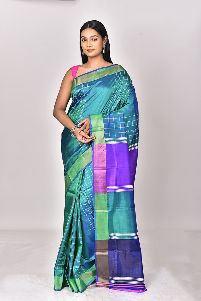 KATAN SILK GALANI SAREE