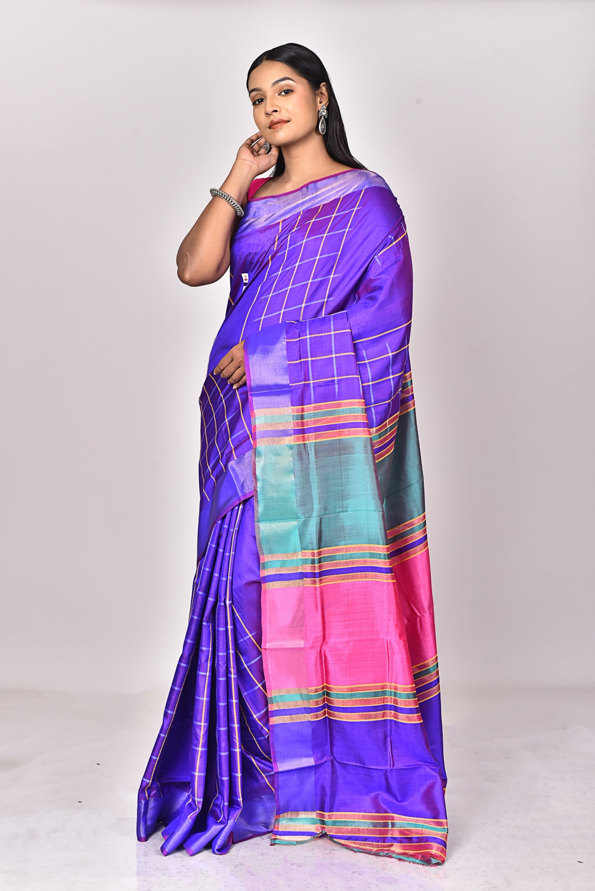KATAN SILK GALANI SAREE