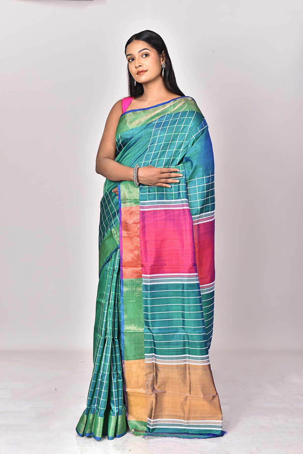 KATAN SILK GALANI SAREE