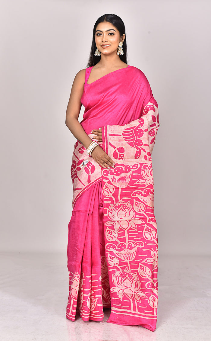 KATAN SILK HANDBATIK SAREE