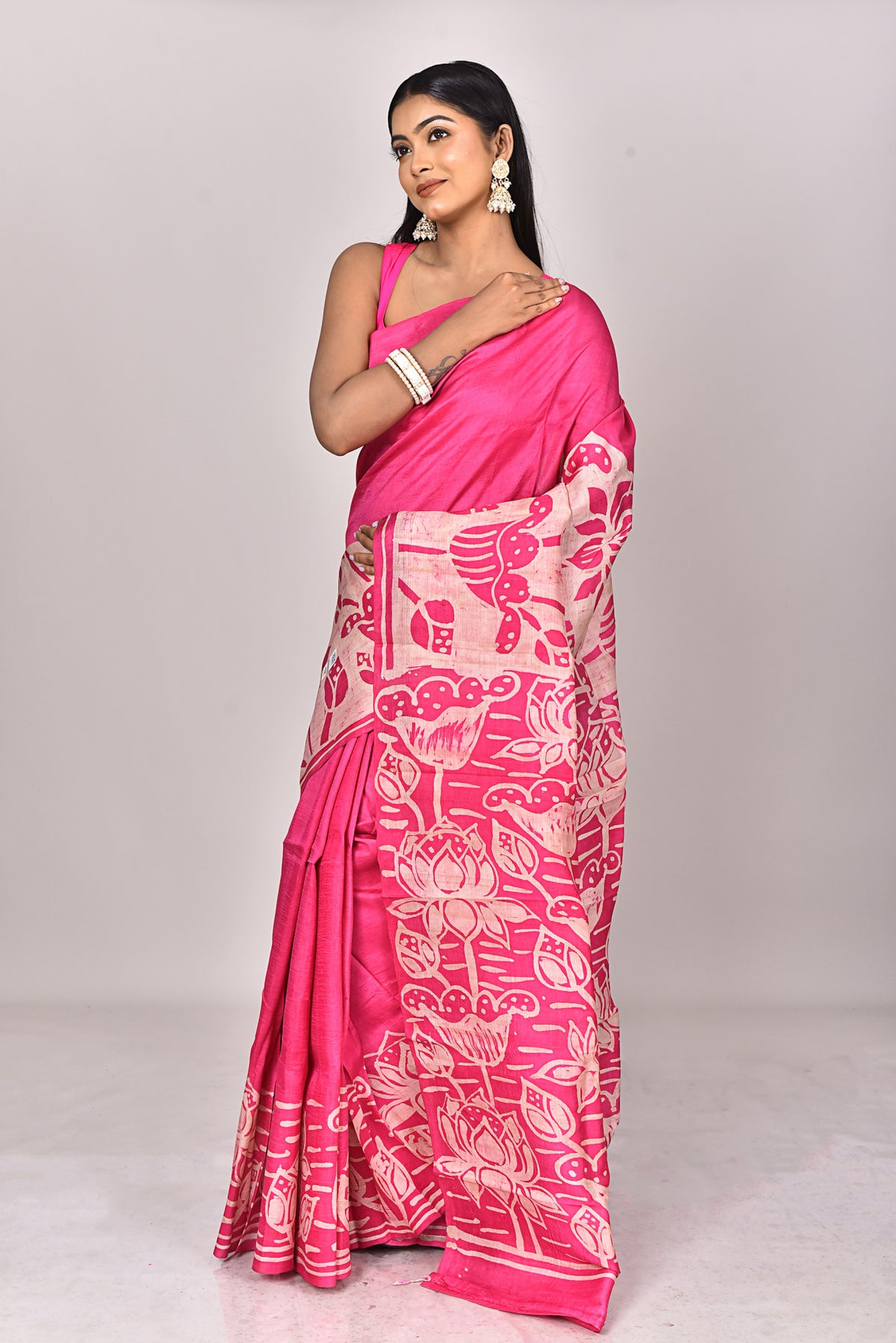 KATAN SILK HANDBATIK SAREE