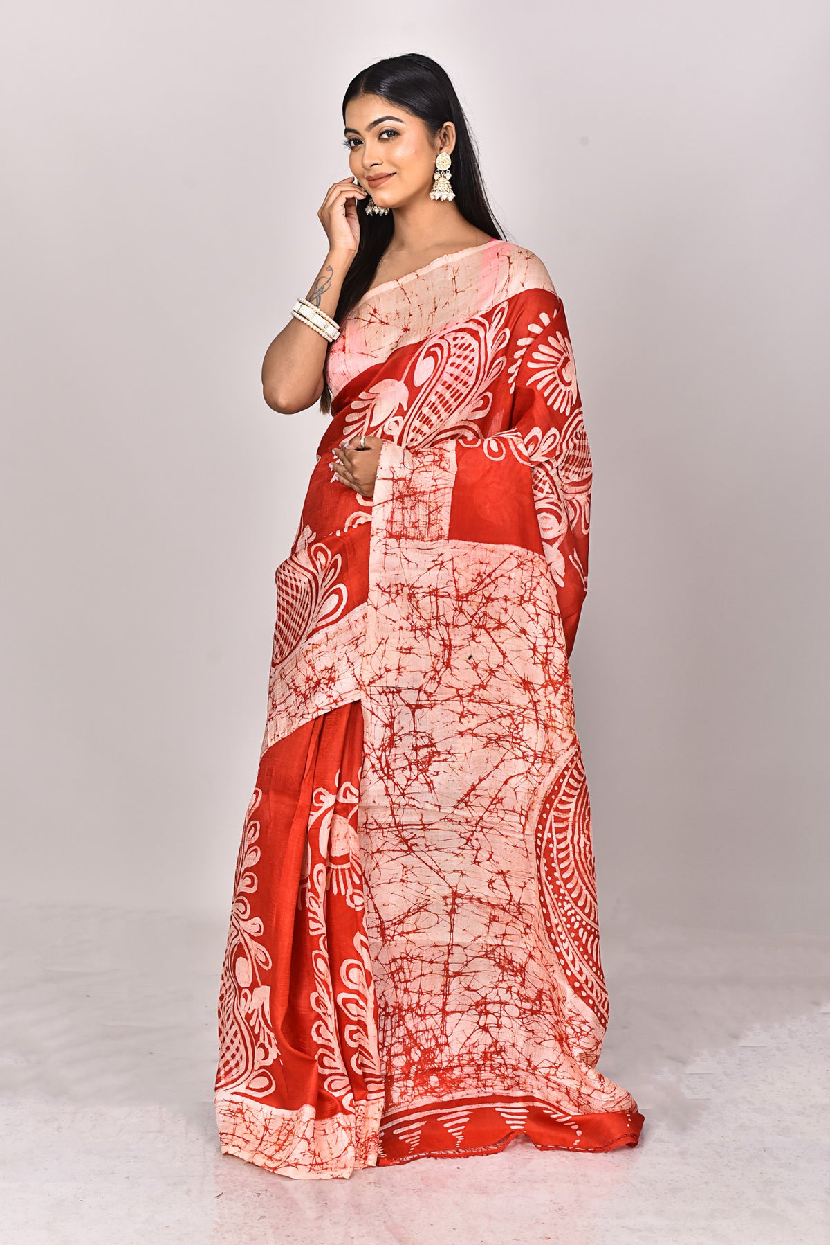 KATAN SILK HANDBATIK SAREE
