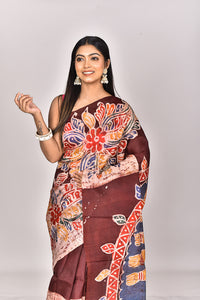 KATAN SILK HANDBATIK SAREE