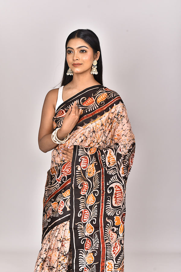KATAN SILK HANDBATIK SAREE
