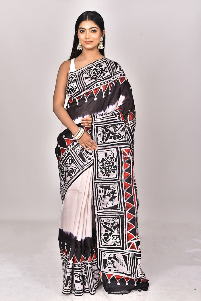 KATAN SILK HANDBATIK SAREE